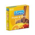PRESERVATIVOS 3 UND DUREX SABOR TUTTIFRUTTI
