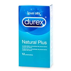 Preservativos Durex Natural Plus 12 und.