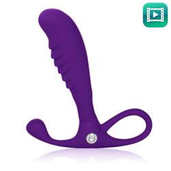 Estimulador de Próstata Vibrador Tapered Probe Púrpura