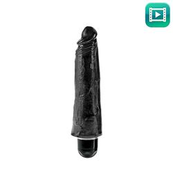 Dildo Realista King Cock 20,3 cm. Vibrating Stiffy Black